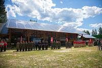 Смотр отрядов детско-юношеских военно-патриотических движений в селе Ивановское