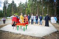 Молебен на месте строительства храма в честь Иоанна Предтечи