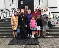 Экскурсия для хора ветеранов в Троицкий храм с. Шарапова