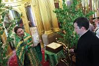 Престольный праздник Троицкого храма в Павлине