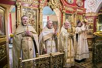 Открытие памятной доски священномученику Василию Сунгурову в Никольском храме г. Щелково