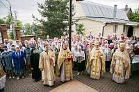 Открытие памятной доски священномученику Василию Сунгурову в Никольском храме г. Щелково