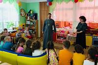 Благословение будущих школьников в Пехре-Покровском