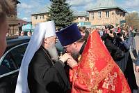 Архиерейское богослужение с участием Сводного детского хора Московской епархии в Богоявленском соборе Ногинска