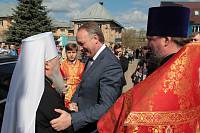 Архиерейское богослужение с участием Сводного детского хора Московской епархии в Богоявленском соборе Ногинска