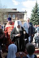 Архиерейское богослужение с участием Сводного детского хора Московской епархии в Богоявленском соборе Ногинска