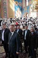 Архиерейское богослужение с участием Сводного детского хора Московской епархии в Богоявленском соборе Ногинска