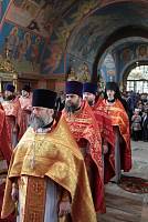 Архиерейское богослужение с участием Сводного детского хора Московской епархии в Богоявленском соборе Ногинска