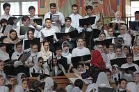 Архиерейское богослужение с участием Сводного детского хора Московской епархии в Богоявленском соборе Ногинска