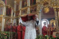 Архиерейское богослужение с участием Сводного детского хора Московской епархии в Богоявленском соборе Ногинска