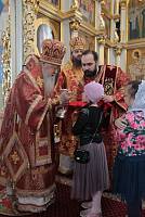 Архиерейское богослужение с участием Сводного детского хора Московской епархии в Богоявленском соборе Ногинска