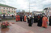 Архиерейское богослужение с участием Сводного детского хора Московской епархии в Богоявленском соборе Ногинска