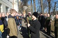 Проводы в Щелковском военкомате