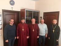 Совещание в Троицком соборе г. Щелково по восстановлению Знаменского храма Волоколамского района