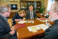 Встреча с генеральным директором объединения «Газпром космические системы» в г. Щелково