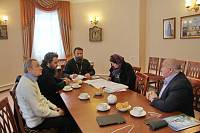 Рабочее совещание по восстановлению Воскресенского храма села Ильинский Погост Орехово-Зуевского района