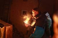 Поход учащихся воскресной школы Троицкого храма села Шарапово к Богородицерождественскому храму села Курилово