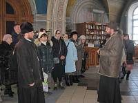 Члены Орехово-Зуевского общества трезвости в Покровско-Васильевском монастыре