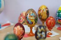 Открытие выставки регионального этапа Международного конкурса «Пасхальное яйцо-2018» в Ногинске