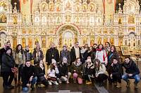 Делегация гостей из Словении в Троицком соборе г. Щелково