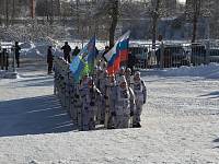 Курсанты Рязанского высшего воздушно-десантного командного училища в Орехово-Зуеве