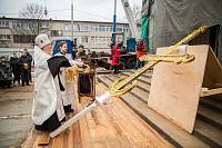 Освящение и установка креста на Державном храме города Фрязино