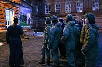 Военнослужащие в Никольском храме г. Орехово-Зуево