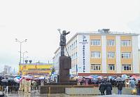 Открытие монумента металлургу в Электростали