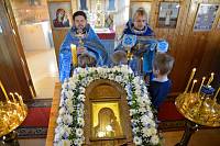 Закладка Казанского храма в деревне Топорково