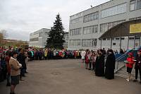 Открытие мемориальной доски в школе г. Куровское