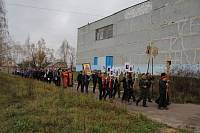 Открытие мемориальной доски в школе г. Куровское