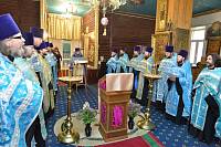 Выездное собрание духовенства Лосино-Петровского благочиния в деревне Щеглятьево