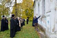 Выездное собрание духовенства Лосино-Петровского благочиния в деревне Щеглятьево