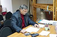 Начало занятий в школе звонарей в Кудиново