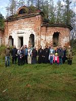 Литургия в храме Рождества Христова села Илькодино