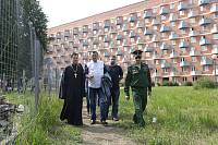 Рабочий визит в Георгиевский храм поселка Загорянский