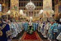 Божественная литургия в&nbsp;Успенском соборе Московского Кремля