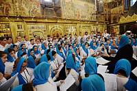 Божественная литургия в&nbsp;Успенском соборе Московского Кремля