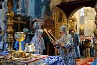 Божественная литургия в&nbsp;Успенском соборе Московского Кремля