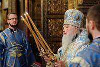 Божественная литургия в&nbsp;Успенском соборе Московского Кремля