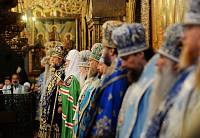 Божественная литургия в&nbsp;Успенском соборе Московского Кремля