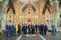 Иностранная делегация в Троицком соборе г. Щелково