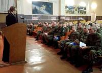 Беседа с военнослужащими в гарнизоне «Стромынь»