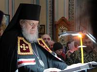 Архиерейское богослужение в Саввино