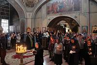 Архиерейское богослужение в Саввино