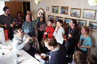 Военно-спортивные игры в парке деревни Полтево