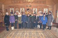 Встреча с&nbsp;учащимися в&nbsp;Знаменском храме деревни Новое