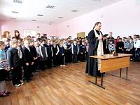 Освящение начальной школы деревни Демихово