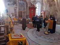 Осмотр хода реставрационных работ в&nbsp;Покровском храме деревни Пашнево