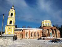 Осмотр хода реставрационных работ в&nbsp;Покровском храме деревни Пашнево